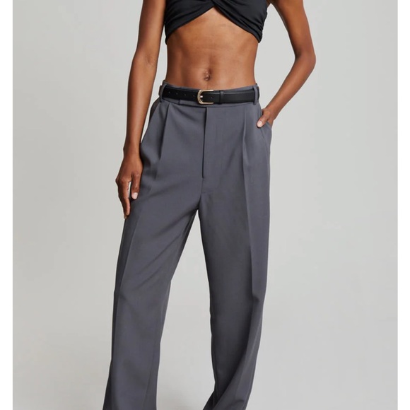 The Frankie Shop - BEA SUIT PANTS - CHARCOAL - Picture 6 of 16